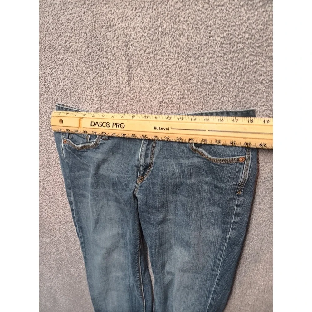 LOFT Modern Slim Jeans Women Size‎ 14 Blue Wash Stretch Denim Mid Rise Soft